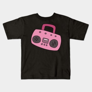 Pink Radio Kids T-Shirt